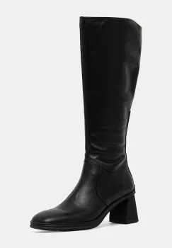 Vagabond Shoemakers ghete de piele JANINE culoarea negru, cu toc drept, 6038-101-20 imagine