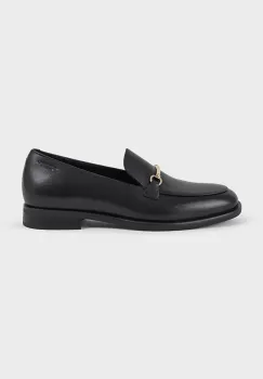Vagabond Shoemakers mocasini de piele HEIDI femei, culoarea negru, cu toc plat, 5909-101-20 imagine