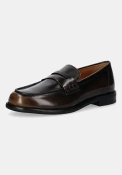 Vagabond Shoemakers mocasini de piele LINN culoarea maro, cu toc plat, 6036-004-30 imagine