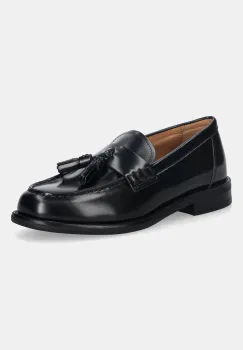 Vagabond Shoemakers mocasini de piele LINN culoarea negru, cu toc plat, 6036-104-20 imagine