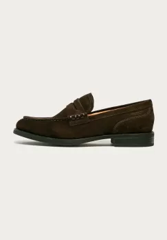 Vagabond Shoemakers Mocasini din piele intoarsa barbati, culoarea maro imagine