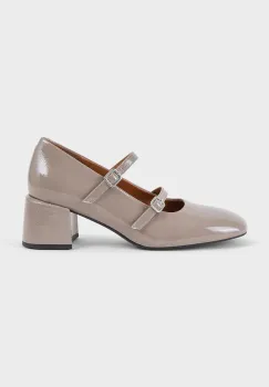 Vagabond Shoemakers pantofi de piele ADISON culoarea bej, cu toc drept, 5739-160-09 imagine