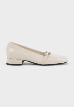 Vagabond Shoemakers pantofi de piele DEBBI culoarea bej, cu toc drept, 5818-160-37 imagine