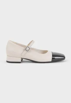 Vagabond Shoemakers pantofi de piele DEBBI culoarea bej, cu toc drept, 5918-002-91 imagine