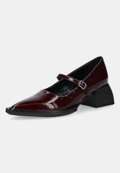 Vagabond Shoemakers pantofi de piele VIVIAN culoarea bordo, cu toc drept, 5553-060-38 imagine