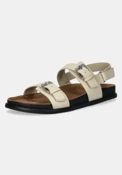 Vagabond Shoemakers sandale de piele EFFIE femei, culoarea bej, 5922-201-02 imagine