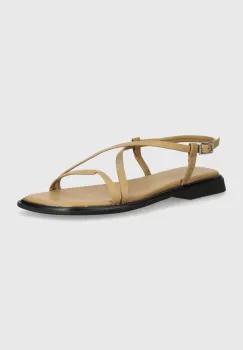 Vagabond Shoemakers sandale de piele IZZY femei, culoarea bej imagine