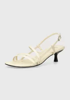 Vagabond Shoemakers sandale de piele JONNA culoarea bej imagine