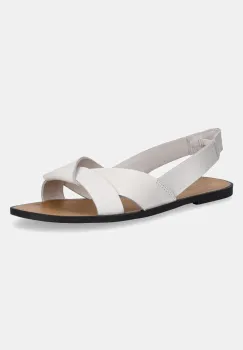 Vagabond Shoemakers sandale de piele TIA 2.0 femei, culoarea alb, 5531-001-01 imagine