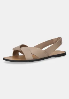 Vagabond Shoemakers sandale de piele TIA 2.0 femei, culoarea bej, 5531-001-09 imagine