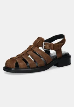 Vagabond Shoemakers sandale din piele intoarsa ELLIS femei, culoarea maro, 5930-140-89 imagine