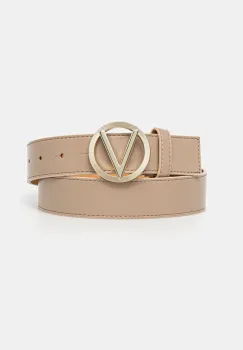 Valentino Bags curea femei, culoarea bej, VCS7VQ03NAP imagine