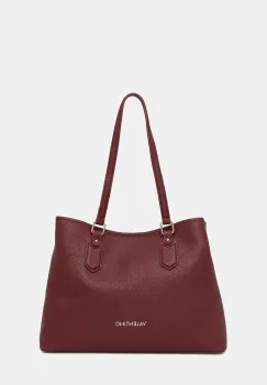 Valentino Bags geanta culoarea bordo, VBS7LX01 imagine