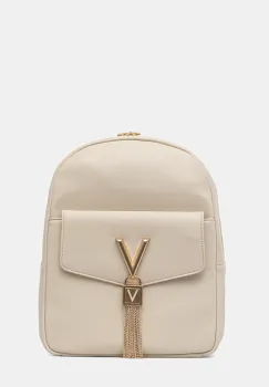 Valentino Bags rucsac culoarea bej, mic, cu imprimeu, VBS9AK20 imagine