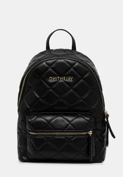Valentino Bags rucsac femei, culoarea negru, mic, cu imprimeu, VBS3KK37R imagine