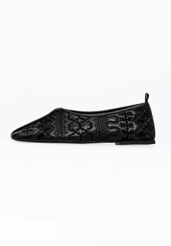 Vanda Novak balerini de piele Mulan culoarea negru imagine