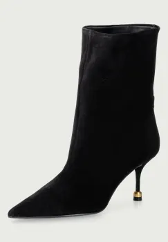 Vanda Novak  botine pentru femei din piele intoarsa Elena Ebony Black imagine