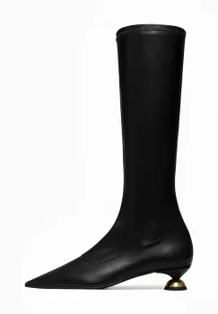 Vanda Novak cizme ILARY DEEP BLACK culoarea negru, toc mic imagine