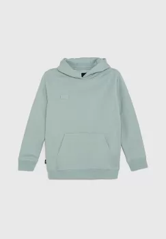Vans bluza copii BY Core Basics PO II culoarea turcoaz, cu gluga, neted, VN000JPZM8I1 imagine