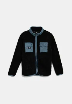 Vans bluza copii BY Debrusk FZ Sherpa culoarea negru, neted, VN000JQ5CCB1 imagine