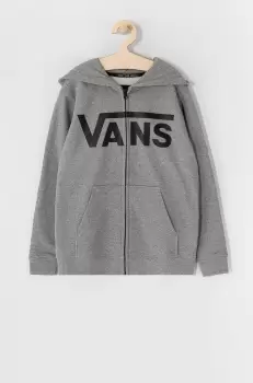 Vans Bluza copii culoarea gri, cu imprimeu imagine