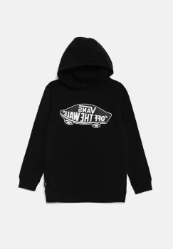 Vans bluza copii Style 76 PO culoarea negru, cu gluga, cu imprimeu, VN000JYDBLK1 imagine
