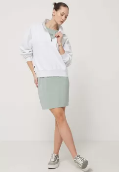Vans bluza femei, culoarea gri, melanj imagine