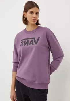 Vans bluza femei, culoarea violet, cu imprimeu, VN000A5QCIF1 imagine