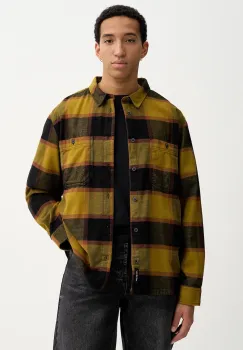 Vans camasa din bumbac culoarea verde, cu guler clasic, regular, VN000P7ZF0H1 imagine