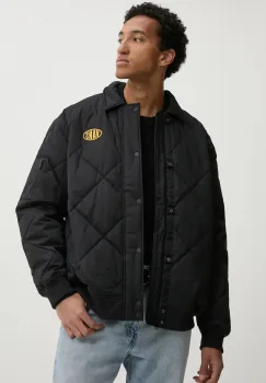 Vans geaca barbati, culoarea negru, de tranzitie, oversize, VN000HNCBLK1 imagine