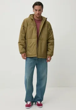 Vans geaca barbati, culoarea verde, de tranzitie, oversize, VN000HN6CUQ1 imagine