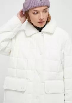 Vans geaca femei, culoarea bej, de tranzitie imagine