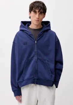 Vans hanorac cu fermoar si gluga pentru barbati, din bumbac Premium LX Full Zip imagine