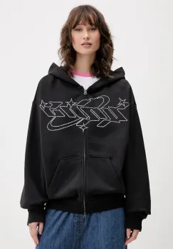 Vans hanorac cu gluga de dama din bumbac imagine