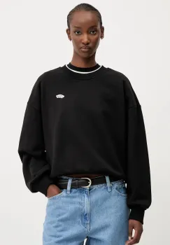 Vans hanorac de bumbac femei, culoarea negru, uni, VN000P5XBLK1 imagine