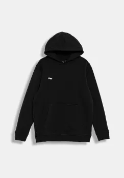 Vans hanorac de bumbac pentru copii B SALTON LOOSE PO culoarea negru, cu gluga, uni, VN000P5TBLK1 imagine