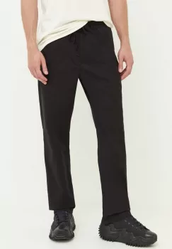 Vans pantaloni barbati, culoarea negru, drept imagine