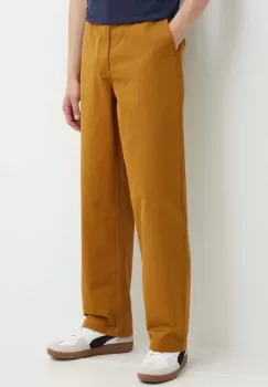 Vans pantaloni de bumbac culoarea maro, cu fason chinos, VN0000051M71 imagine