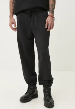Vans pantaloni de trening barbati, culoarea negru, cu imprimeu, VN000P5FBLK1 imagine