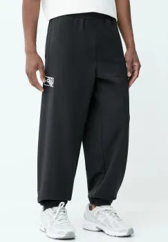 Vans pantaloni de trening din bumbac culoarea negru, cu imprimeu, VN000RAXBLK1 imagine