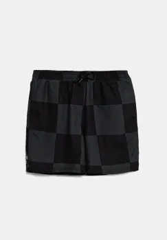 Vans pantaloni scurti de baie copii Primary Checkerboard culoarea negru, talie reglabila, VN000MJYKOU1 imagine