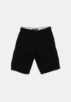 Vans pantaloni scurti din bumbac pentru copii Service Cargo Short culoarea negru, VN0007Z6BLK1 imagine