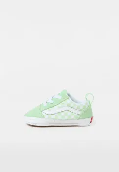 Vans pantofi pentru bebelusi Old Skool Crib culoarea verde, VN000CS5E2Y1 imagine