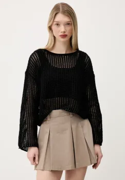 Vans pulover femei, culoarea negru, VN000M9HBLK1 imagine