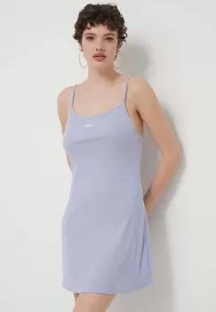 Vans rochie culoarea violet, mini, mulata imagine
