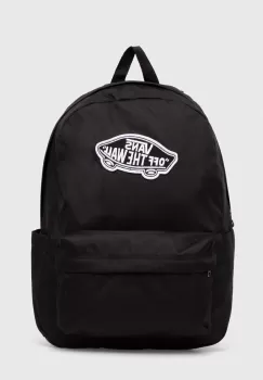 Vans rucsac culoarea negru, mare, cu imprimeu imagine