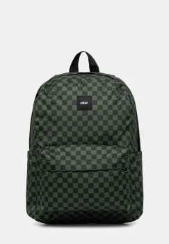 Vans rucsac Old Skool Grom Check culoarea verde, mare, cu imprimeu, VN000J3KEN61 imagine