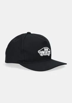 Vans sapca de baseball din bumbac culoarea negru, VN000QAJBLK1 imagine