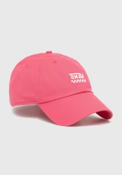 Vans sapca de baseball din bumbac culoarea roz, cu imprimeu imagine