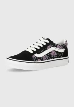 Vans tenisi copii culoarea negru imagine